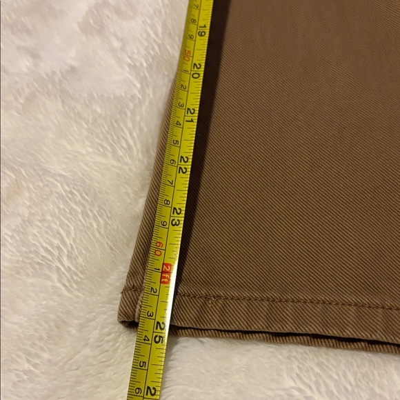 NWOT- GAP Brown Mid Rise Twill Barrel Trousers, Never worn - Picture 7 of 13
